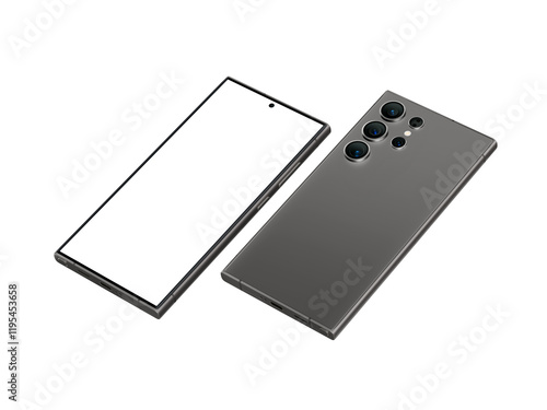 Samsung Galaxy S24 Ultra Titanium Black Lying Position