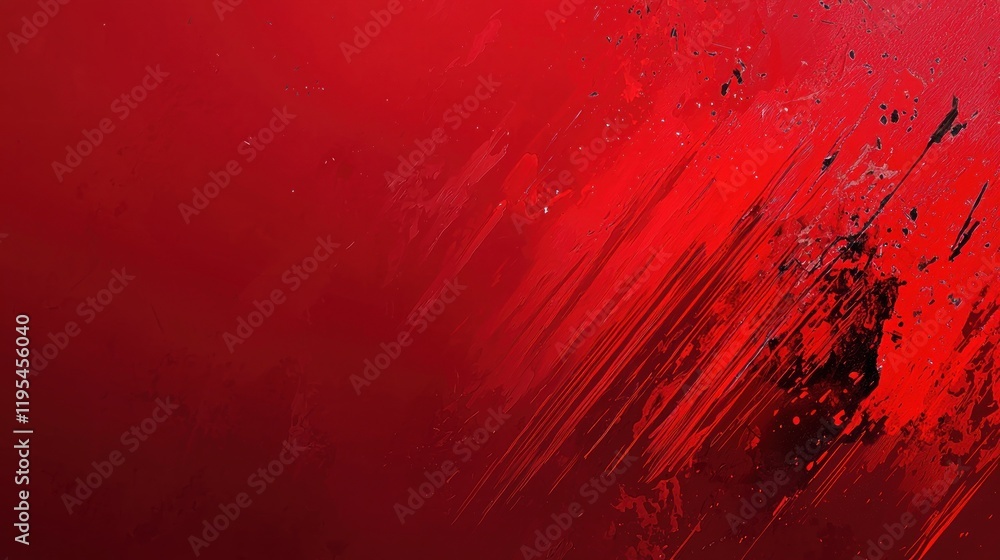 Crimson Abstract: A Dynamic Red Canvas Crimson Abstract: A Dynamic Red Canvas