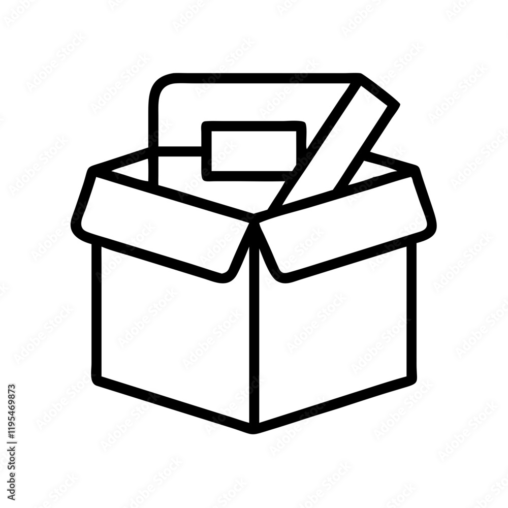loot box icon, loot box line art - simple line art of loot box, perfect for loot box logos and icons and themed design loot box icon, loot box line art - simple line art of loot box, perfect for loot box logos and icons and themed design