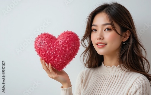 Photo of women with trendy and modern fashion welcoming Valentine's Day photo