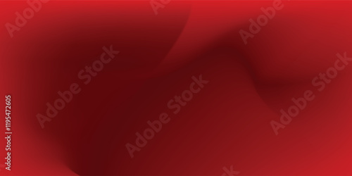 Abstract red gradient background, light and shadow on the backdrop with dimensions, hot tone wall with intense color, horizontal wallpaper.