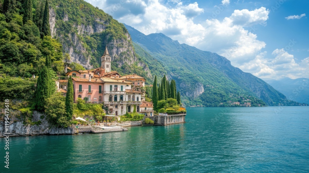 Naklejka premium A travel writer documents stories and shares insights on destinations.