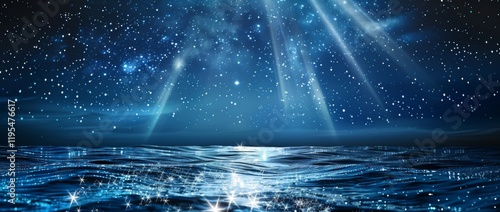 Wallpaper Mural Majestic beauty of cosmic reflections over tranquil waters at dawn Torontodigital.ca