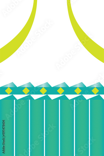 Abstract black taper shape dimension background