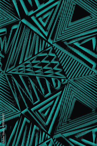 Abstract black taper shape dimension background