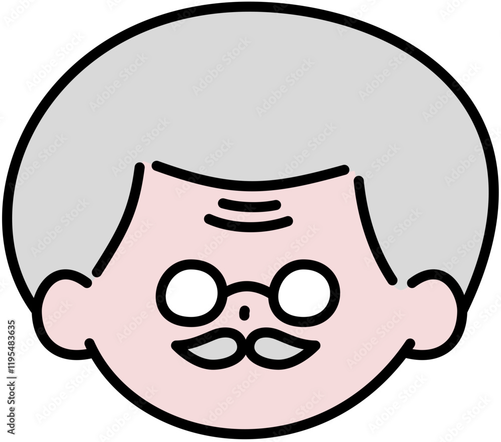 Obraz premium Chinese New Year Elderly man