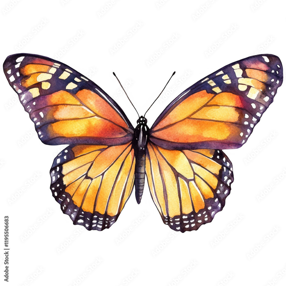 Fototapeta premium Butterfly Clipart Vector Illustration