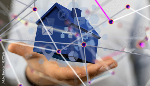 home data. Digital cyberspa...