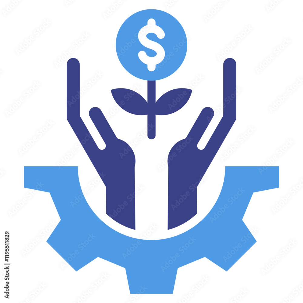 Obraz premium Prosperity Icon