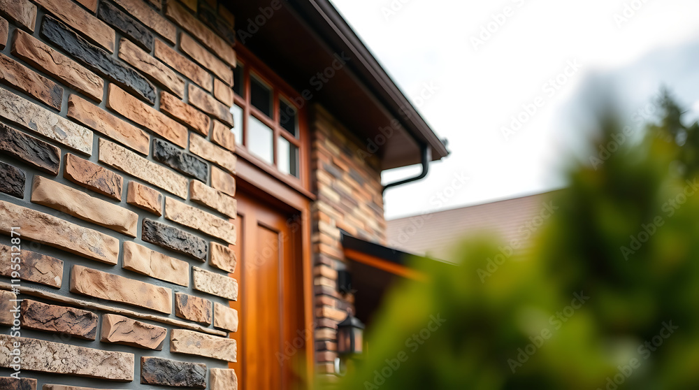 Captivating Brickwork: A Modern Home's Exterior Design. The rich textures and autumnal tones create a stunning architectural statement. Captivating Brickwork: A Modern Home's Exterior Design. The rich textures and autumnal tones create a stunning architectural statement.