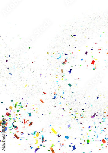 Confetti, paper triangle on...