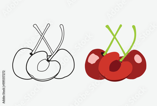 Cherry png red cherry png fresh fruit png sweet cherry png colorful cherry png watercolor cherry png watercolor fruit png juicy fruit png red cherry transparent background. 