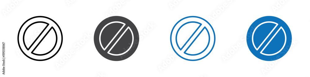 Block icon Symbol set collection Block icon Symbol set collection