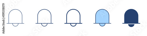 Bell icon Symbol set collection