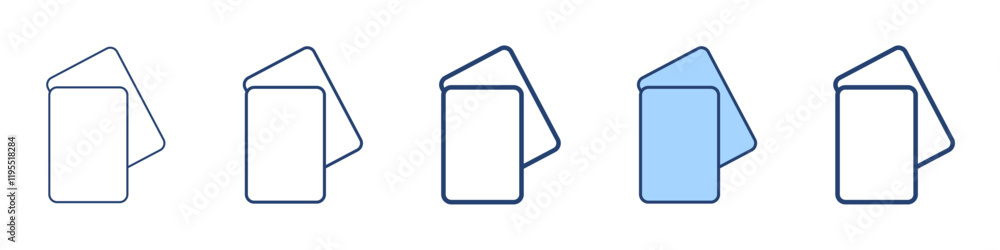 Cards icon Symbol set collection Cards icon Symbol set collection