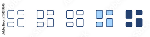 Dashboard icon Symbol set collection