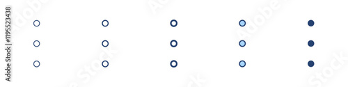 More vertically icon Symbol set collection