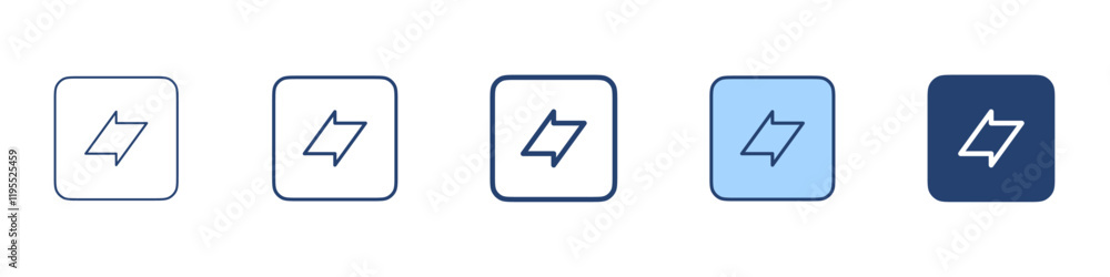 Square dazzle icon Symbol set collection Square dazzle icon Symbol set collection