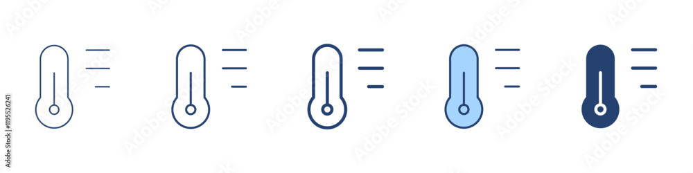 Temperature icon Symbol set collection Temperature icon Symbol set collection