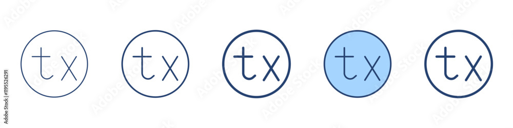 Text icon Symbol set collection Text icon Symbol set collection