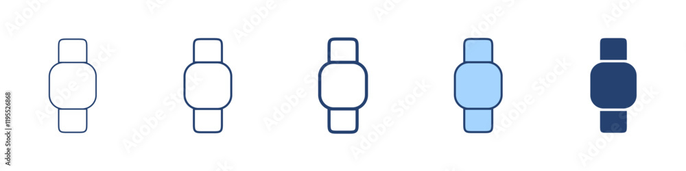 Watch icon Symbol set collection Watch icon Symbol set collection