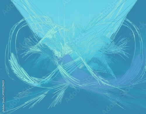 bild mit illustration in hellblau