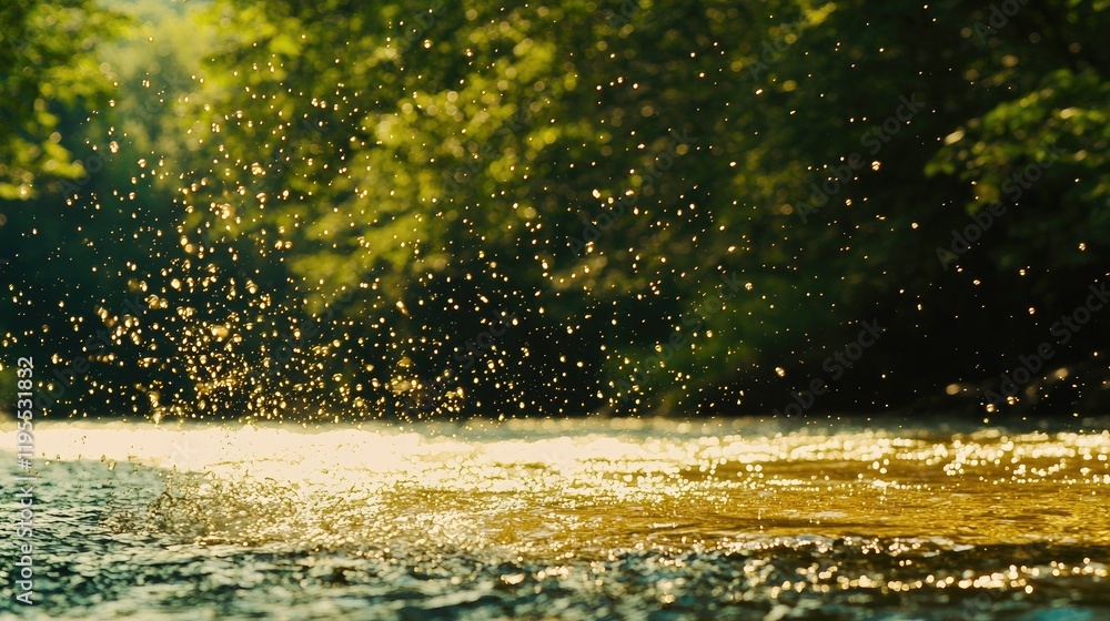 Fototapeta premium Bright Sunlit Stream