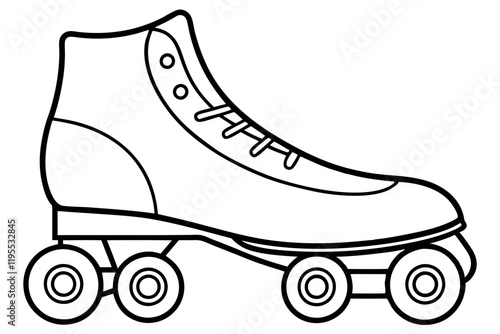 Minimal Roller Skate Art