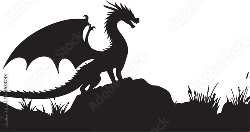 Whispering Wildlife: Enchanting Animal Silhouettes vector illustration |