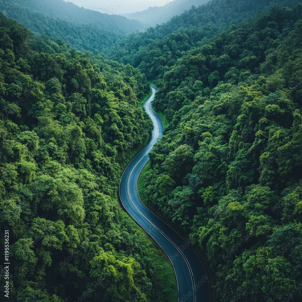 A sleek electric car on a winding forest road, symbolizing sustainable travel and eco-friendly transportation. Perfect for environmental campaigns. A sleek electric car on a winding forest road, symbolizing sustainable travel and eco-friendly transportation. Perfect for environmental campaigns.