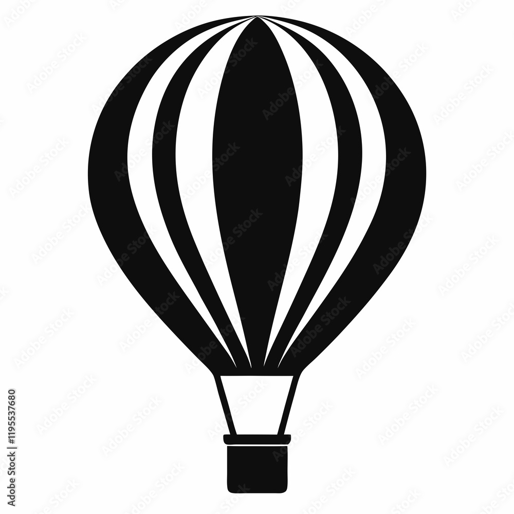 Fototapeta premium Floating Balloon Vector Illustration