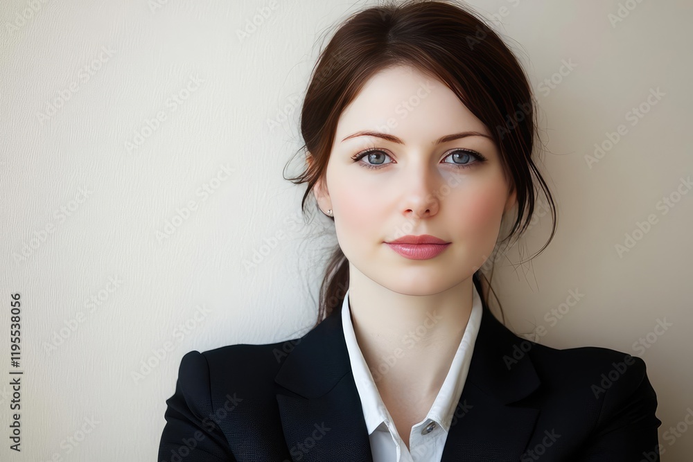 confident businesswoman in professional pose confident businesswoman in professional pose