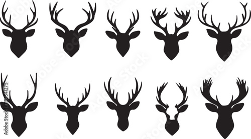 Whispering Wildlife: Enchanting Animal Silhouettes vector illustration |