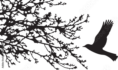 Whispering Wildlife: Enchanting Animal Silhouettes vector illustration |
