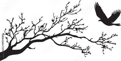 Whispering Wildlife: Enchanting Animal Silhouettes vector illustration |
