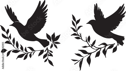 Whispering Wildlife: Enchanting Animal Silhouettes vector illustration |

