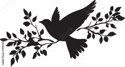 Whispering Wildlife: Enchanting Animal Silhouettes vector illustration |
