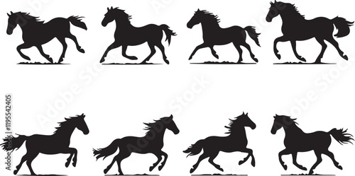 Whispering Wildlife: Enchanting Animal Silhouettes vector illustration |
