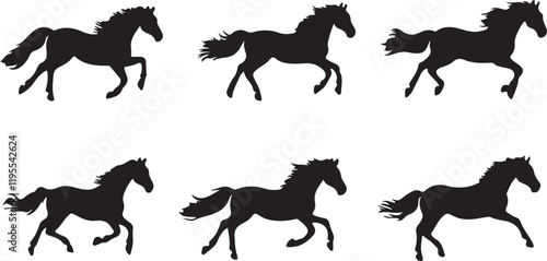 Whispering Wildlife: Enchanting Animal Silhouettes vector illustration |
