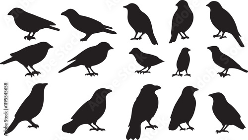 Whispering Wildlife: Enchanting Animal Silhouettes vector illustration |
