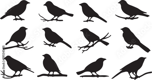 Whispering Wildlife: Enchanting Animal Silhouettes vector illustration |
