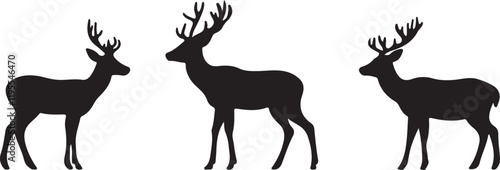 Whispering Wildlife: Enchanting Animal Silhouettes vector illustration |
