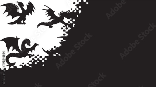 Whispering Wildlife: Enchanting Animal Silhouettes vector illustration |
