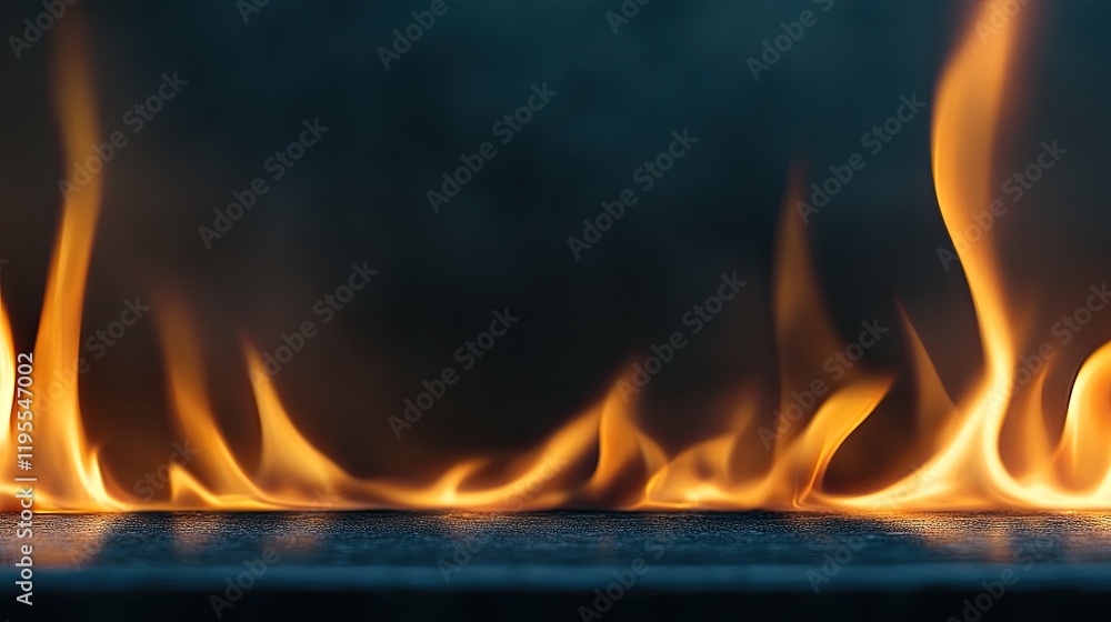 Flames rise in vivid orange and yellow tones on a dark backdrop, offering a dynamic texture ideal for unique designs and illustrations Flames rise in vivid orange and yellow tones on a dark backdrop, offering a dynamic texture ideal for unique designs and illustrations