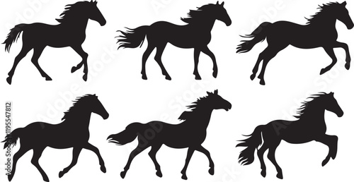 Whispering Wildlife: Enchanting Animal Silhouettes vector illustration |
