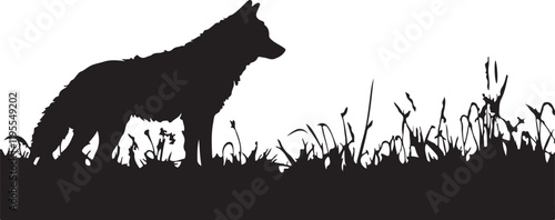 Whispering Wildlife: Enchanting Animal Silhouettes vector illustration |
