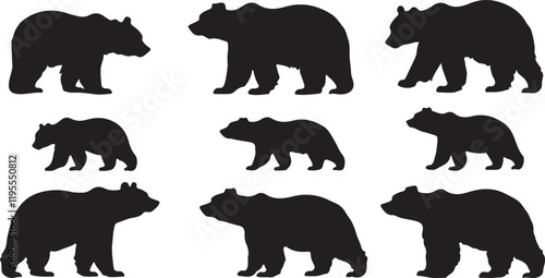 Whispering Wildlife: Enchanting Animal Silhouettes vector illustration |
