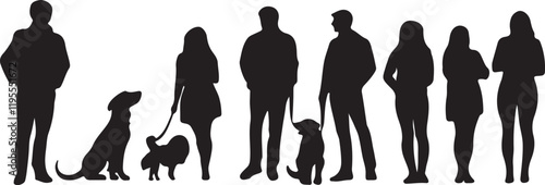 Whispering Wildlife: Enchanting Animal Silhouettes vector illustration |
