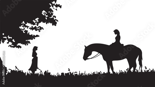 Whispering Wildlife: Enchanting Animal Silhouettes vector illustration |
