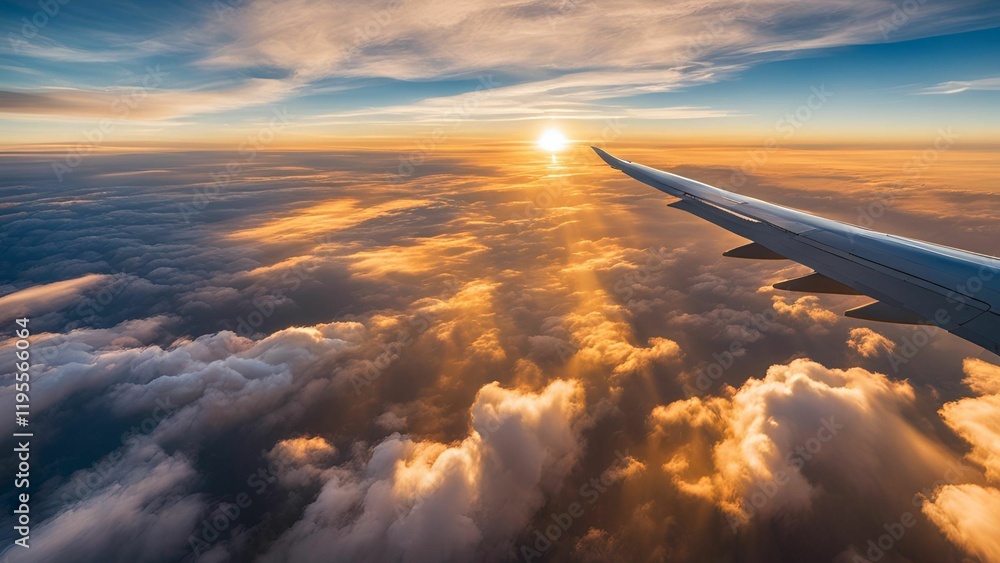 Naklejka premium plane view